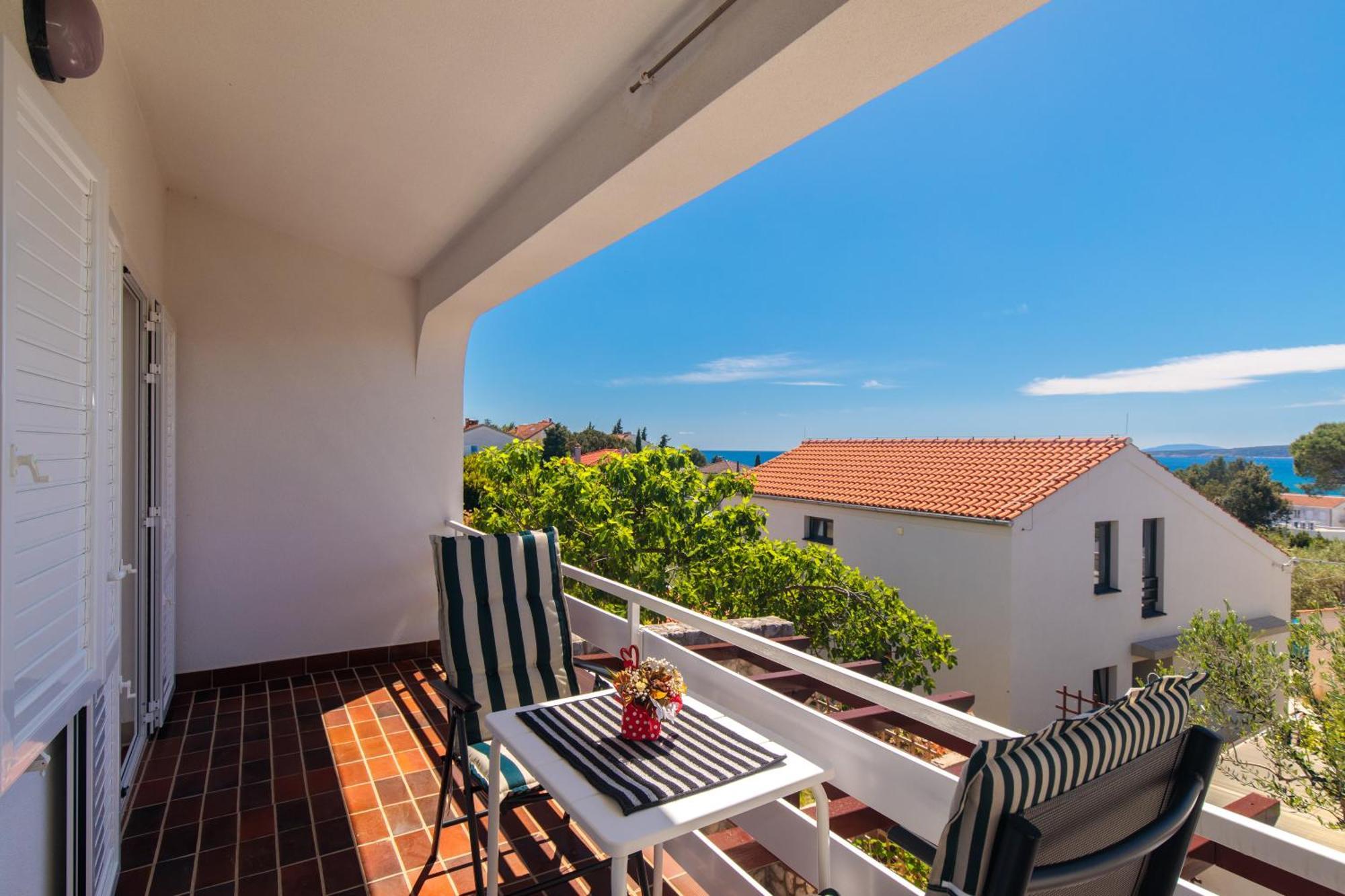 Apartment Tonka *Balcony & Partial Seaview! Krk Town Exterior photo